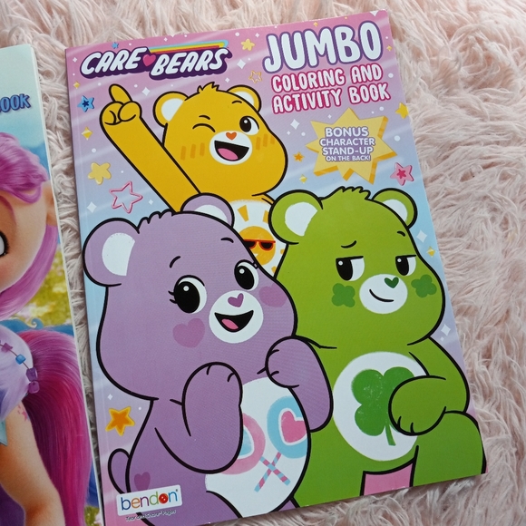 FREE W PURCHASE! Coloring books! My Little Pony and Carebears - Picture 10 of 16